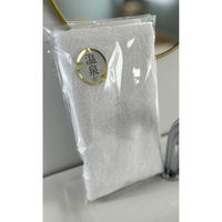 薄手の白タオル/「温泉に」のシールを貼っています/総パイル180匁=約56g 401006-1P-onsen-240 1箱(240個入)（直送品）