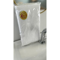 やや厚手白タオル/「夏たび」のシールを貼っています/総パイル220匁=約68g 401008-1P-natsu-60 1箱(60個入)（直送品）