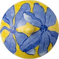 西海陶器 モクレン SSガラスポット 黄 25496 1個（直送品）