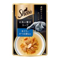 シーバ アミューズ お魚の贅沢スープ まぐろ・かつお節添え 40g 12袋 キャットフード 猫 ウェット パウチ