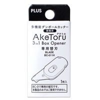 プラス カッター 多機能ダンボールカッター 開梱用 アケトル専用 替刃 36754 1セット（1枚×5）