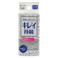 キッチンスポンジ キレイ持続 泡持ちタイプ 汚れがつきにくい 抗菌 日本製 1セット（1個×5）東和産業