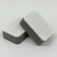 キッチンスポンジ Ag+ 銀抗菌 ソフト ミニサイズ キズつけにくい ホワイト グレー 日本製 1パック（2個入）東和産業