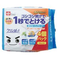 レック 流せるトイレクリーナー 24枚入 4個入 激落ちくん クリンぱ 407008 1個（直送品）