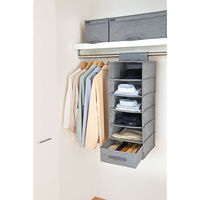 天馬 吊下げ収納インナーボックス M フィッツファブリック 幅30×奥行38×高さ13cm 419838 1個（直送品）