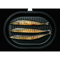 パール金属 魚焼き器 IH対応 グリルファン ガラス蓋付き 魚焼きフライパン ワイドパン 445612 1個（直送品）