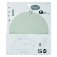 パール金属 排水口カバー TOUCH シリコーンシンクWATERキャップ 直径18.5cm 449363 1個（直送品）