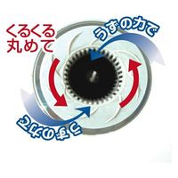 ウエルスジャパン 髪の毛くるくるポイ 洗面台用 アイボリー 4580356840025 1個（直送品）