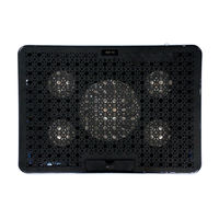 ナカバヤシ ノートPCクーラー　2WAY　5FAN　スタンダード　11～15.6インチ対応 NSFー10BK 1個