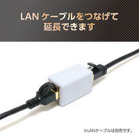 ナカバヤシ LANケーブル延長アダプタ　カテゴリー6A対応 CARー877 1個