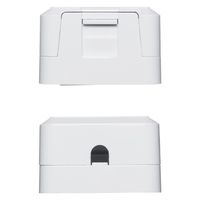 サンワサプライ  カテゴリ6Aローゼットキット（マグネット付き） LA-RZ6A-1N（直送品）