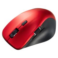 サンワサプライ  静音Bluetoothマウス（サイドホイール付き・5ボタン・レッド） MA-BBS523R（直送品）