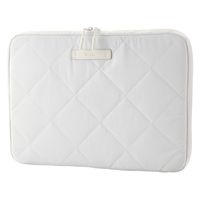 パソコンケース 14インチ クロスステッチ キルティング 衝撃吸収 ソフトアイスクリーム BM-IBQTX14WH エレコム 1個（直送品）