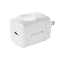 Apple Watch ワイヤレス充電器 / USB-C×1 充電器 PD 30W 白 EC-AC9830WH エレコム 1個（直送品）