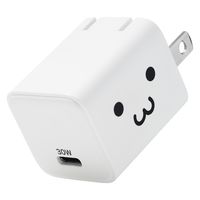 USB充電器 タイプC Type-C PD 30W USB-C×1 小型 しろちゃん MPA-AC10230WF エレコム 1個（直送品）