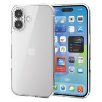 iPhone16 ケース ハイブリッド 衝撃吸収 硬度5H 極限保護 クリア PM-A24AHVCKKCR エレコム 1個（直送品）