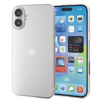 iPhone16 Plus ケース ソフト カメラレンズ保護設計 極限保護 クリア PM-A24BUCTKCR エレコム 1個（直送品）