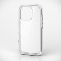 iPhone16 Pro ケース ハイブリッド 軽量 リサイクルホワイト×クリア PM-A24CHVAIR2RW エレコム 1個（直送品）