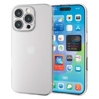 iPhone16 Pro ケース ソフト カメラレンズ保護設計 極限保護 クリア PM-A24CUCTKCR エレコム 1個（直送品）