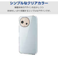 AQUOS sense9 SH-53E ケース ハイブリッド 衝撃吸収 クリア PM-S244HVCKCR エレコム 1個（直送品）