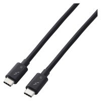 Thunderbolt 5 ケーブル USB-C to C 1m  PD EPR ブラック TBT5-10BK エレコム 1個