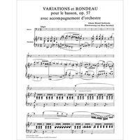 KUNZELMANN(クンツェルマン出版) ヤン・ヴァーツラフ・カリヴォダ:変奏とロンド (FAGOTT / PIANO) GM168 1冊（直送品）