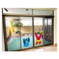 【外貼り用】 まどか  ウィンドウ用デコレーションシール 【VP】顔出し節分 DSP19012 1枚（直送品）