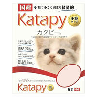 猫砂 カタピー 小粒タイプ 紙砂 国産 6L 6袋 ペパーレット