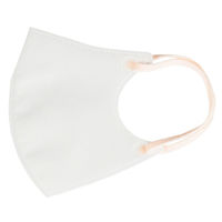 リーブル 3Dバイカラーマスク ホワイト×ピンク No.2876-PK 使い捨て　不織布　立体マスク　1箱（50枚入）