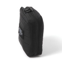 キルティングスクエアポーチ(S) ダークブラック LAKOLE/ラコレ