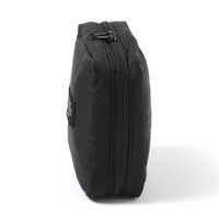 キルティングスクエアポーチ(M) ダークブラック LAKOLE/ラコレ