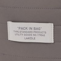 キルティングスクエアポーチ(M) ブラック LAKOLE/ラコレ