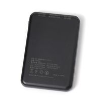 5000mAh薄型モバイルバッテリー ブラック LAKOLE/ラコレ