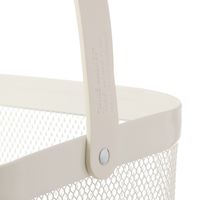ハンドルワイヤーバスケット アイボリー LAKOLE/ラコレ