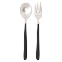 スプーン&フォークセット ブラック 1セット（1個×2） LAKOLE/ラコレ