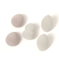メイク3Dスポンジ5点セット グレー LAKOLE/ラコレ