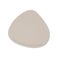 フェイクレザーコースター ペブル4点セット グレー×ネイビー LAKOLE/ラコレ