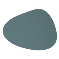 フェイクレザーランチョンマット ペブル ブラック×グリーン LAKOLE/ラコレ