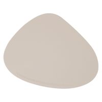 フェイクレザーランチョンマット ペブル グレー×ネイビー 1セット（1枚×2） LAKOLE/ラコレ