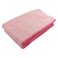 マイクロファイバー　シェリーカラー　フェイスタオル　ピンク　FO490702　1セット10枚（2枚×5）