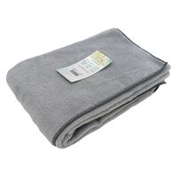 マイクロファイバー　シェリーカラー　バスタオル　グレー BO490729 1セット（5枚）