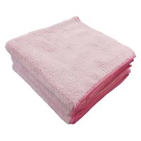 マイクロファイバーシェリーカラー　ウォッシュタオル　ピンク　 WO490702　1セット15枚（3枚×5）