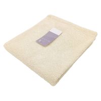 やわらかフェイスタオル　ムードカラー　アイボリー FO503213 1セット（5枚）