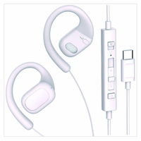 音光 オープンイヤー型USBTypeーC接続有線イヤホン（DAC搭載）ホワイト ACRーACX1 WH 1個