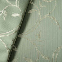 川島織物セルコン ウォッシャブル 防炎 遮光カーテン 1000×2000mm グリーン DF1137S_70G 1枚（直送品）