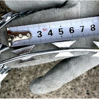 ＮＴＹ 有刺鉄線カミソリワイヤー 最大10mまで可能 コイル径約45cm 鉄亜鉛メッキ 1巻（直送品）