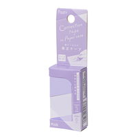 プラス 修正テープ パスティ 紙ケース入り修正テープ 5mm幅 使い切り パープル 52727 1個