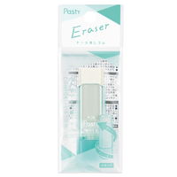 プラス 消しゴム パスティ ケース消しゴム 本体 グリーン 36680 1個
