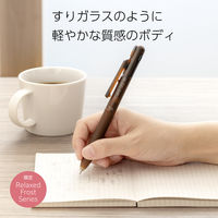 ぺんてる 多機能ペン 限定 Calme カルム 2+S 0.5mm ブラウン軸 BXAW355L5 1本