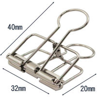サンケーキコム リーンクリップ シルバー M LC-M10 1セット（100個：10個入×10箱）
